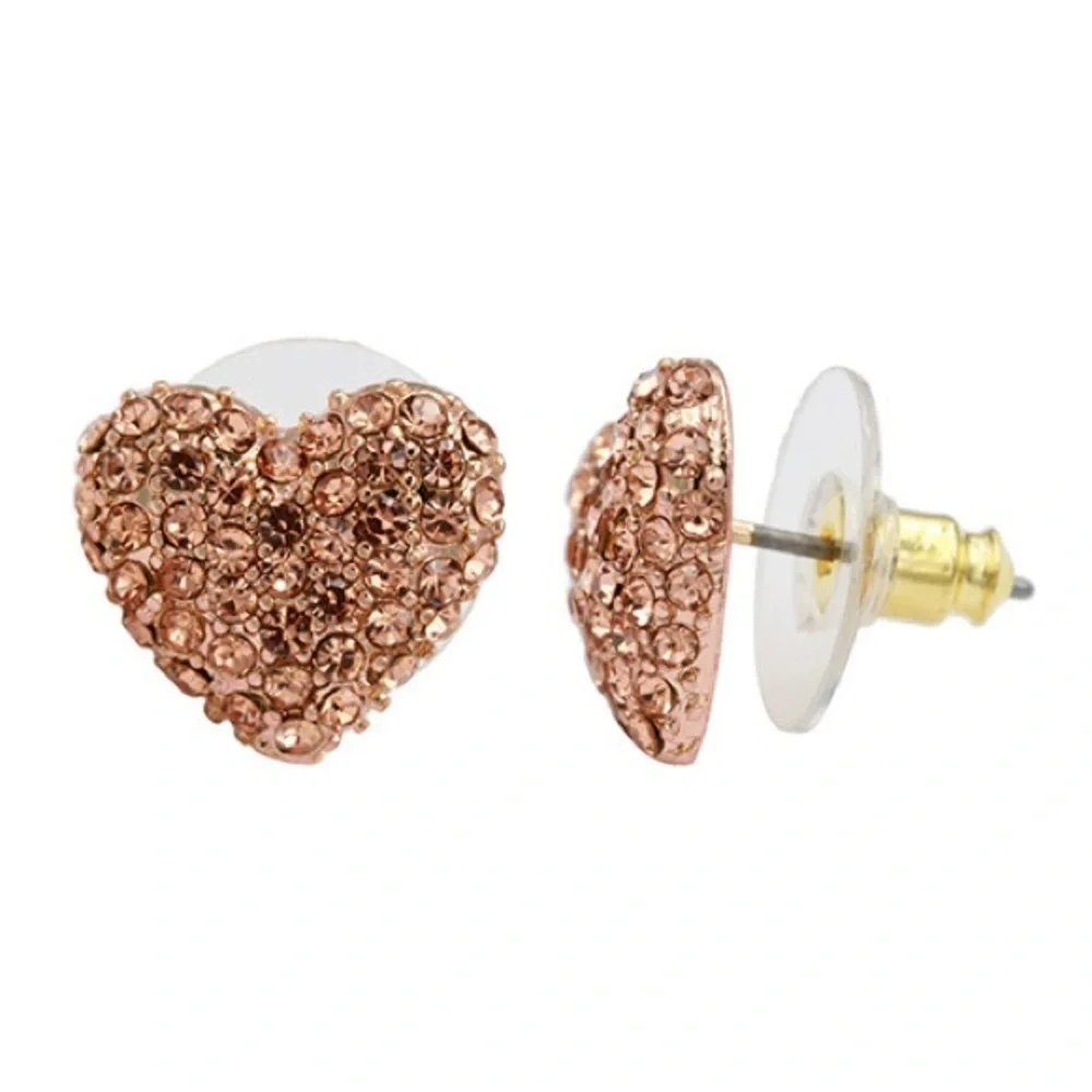 💕💕Rose Gold Heart Shaped Earrings